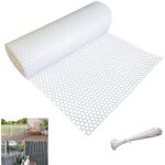 Cl�ture hexagonale en plastique abs pour volaille cl�ture hexagonale filet floral (blanc 40 cm x 5 m) ...