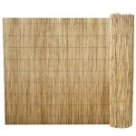 Cl�ture de jardin en roseau - maison exclusive - 500 x 100 cm - marron - naturelle multifonctionnelle ...