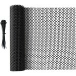 Cl�ture en maille plastique noir 10 m x 40 cm filet polyvalent pour protection des arbres et barri�re ...