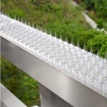 Clôture murale à pointes pour chat 1 pièce répulsif anti vol pour chiens et chiens barrières de jardin ... Clôture murale à pointes pour chat 1 pièce répulsif anti vol pour chiens et chiens barrières de jardin ...