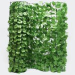 Wiltec cl�ture pare - vue design feuillage ? 300 x 150 cm ? en pe et plastique ? paravent ext�rieur comme ...