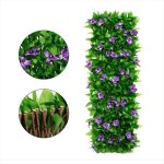 Cl�ture de simulation de 40 cm plantes d�coratives de jardin fleur artificielle cl�ture de confidentialit� ...