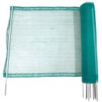 Clture universelle - kerbl - 20 m - 11 piquets simple pointes - 80 cm - vert