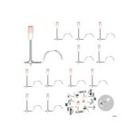 Clous de fixation � collier 25 mm pour b�ton et bois longueur 40 mm en acier tremp� pour gainages et ...