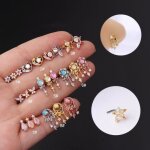 Clou piercing nez piercing au nezrose gold - 7 - - goujons de nez en acier inoxydable chirurgical 316l ... Clou piercing nez piercing au nezrose gold - 7 - - goujons de nez en acier inoxydable chirurgical 316l ...