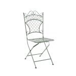 Chaise - clp - adelar - fer forg - pliable - 6 couleurs disponibles