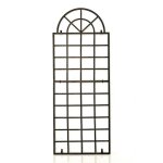 Treillage - clp - viva - fer - 180 x 70 cm - fixation murale - bronze