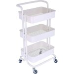 Cm67 chariot de service desserte chariot de rangement cuisine chariot table roulante é tagè ...