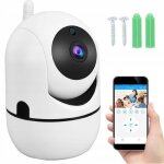 Cobye - cam�ra ip wifi rotative hd audio ? babyphone int�rieur pour maison et surveillance domestique ...