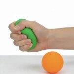 Cobye - lot 2 balles anti - stress squishy orange verte - relaxation soulagement anxi�t� concentration ...