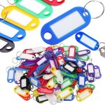 Cobye - porte - cl�s 100 pcs ? �tiquettes de cl� identification cl�s marqueurs cl�s anneaux porte - cl�s ...