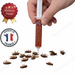 Cobye - seringue gel anti - cafard 10?g ? gel insecticide puissant pour �liminer cafards blattes et insectes ...