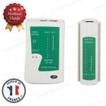 Cobye - testeur c�ble r�seau rj45 rj11 led ? v�rificateur connexion internet et t�l�phone