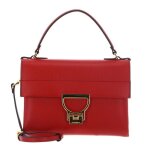 Coccinelle sac � main rouge en cuir pour femme - arlettis handbag scarlet 337415