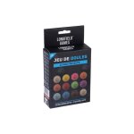 Cochonnet p�tanque officiel �30 mm ? lot 12 professionnel (10 color�s + 2 naturels) ? but comp�tition ...