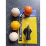 Cochonnet de pétanque x 4 en bois 3 cm environ + 1 aimant ramasse boule Cochonnet de pétanque x 4 en bois 3 cm environ + 1 aimant ramasse boule
