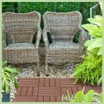 Cocosity lot de 11 dalles de jardin piscine 30 x 30 x 22 cm dalle clipsable pour jardin balcon piscine ...