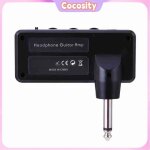 Cocosity ampli casque amplificateur de casque pour guitare �lectrique prise casque 35 mm entr�e auxiliaire ...
