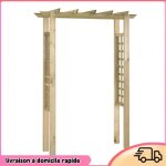 Cocosity arche pour rosiers 150 x 60 x 204 cm bois imprgn - 7894202871796