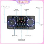 Cocosity carte son live carte son v300 pro live carte son bt rechargeable multifonctionnelle pour le ...