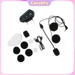 Cocosity casque bluetooth pour casque de moto bluetooth5. 0 motorcycle helmet headset waterproof stereo ...