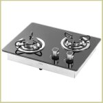 Cocosity cuisinière à gaz pour vr 2 brûleurs plaque en verre trempé facile à nettoyer Cocosity cuisinière à gaz pour vr 2 brûleurs plaque en verre trempé facile à nettoyer