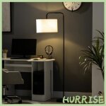 Cocosity lampadaire sur pied salon en m�tal noir moderne avec abat - jour c�ble de 180 cm 64 x 38 x 1635 ...