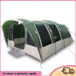 Cocosity tente familiale tunnel 8 personnes vert imperm�able - 7894202890360