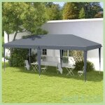 Cocosity tonnelle 6 x 3 m barnum de jardin pop - up pliant sac inclus acier �poxy oxford haute densit� ...