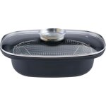 Cocotte arôme avec panier friture - gsw - 414593 - acier carbone - 4 l / 32 cm - tous feux dont induction ... Cocotte arôme avec panier friture - gsw - 414593 - acier carbone - 4 l / 32 cm - tous feux dont induction ...