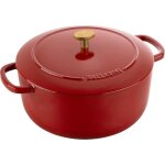 Cocotte - ballarini - bellamonte - 24 cm - fonte - rouge