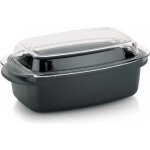 Cocotte  braiser rectangulaire en fonte daluminium induction kerros - 5. 7l
