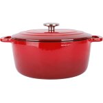 Cocotte avec couvercle - cosy & trendy - fontestic - fonte �maill�e - �28 cm - 615 l - tous feux dont ...