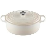 Cocotte en fonte Émaillée - le creuset - ovale 31cm - 63 l - meringue Cocotte en fonte Émaillée - le creuset - ovale 31cm - 63 l - meringue