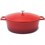 Cocotte ovale nuage + couvercle - 66 lt 32 x 25 cm Cocotte ovale nuage + couvercle - 66 lt 32 x 25 cm