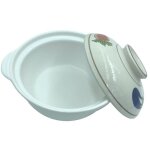 Cocotte / pot en c�ramique diam�tre 22cm avec couvercle - haute temp�rature 500�c - capacit� 2l - lot ...