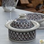Cocotte querouana bakir gris - d 25 cm Cocotte querouana bakir gris - d 25 cm