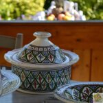 Cocotte querouana bakir vert - d 25 cm