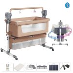 Cododo - lit bebe electrique - magic zc - 6 cadeaux 0 - 2ans jusqu� 80kg cadre de soutien en alliage ...