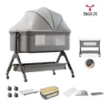 Cododolit bebemagiczc lit b�b� cododor�glable?avec six cadeaux moustiquaires matelas tables � langer ...