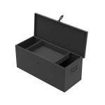 Coffre de chantier - sori - cr850b - 850x350x350mm - m�tal - rouge