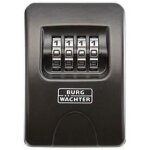Coffre à clés burg - wächter key safe 10 sb - zinc moulé haute protection - noir Coffre à clés burg - wächter key safe 10 sb - zinc moulé haute protection - noir