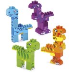 Coffre dinosaures abrick 150 pices - ecoiffier - jeu de construction pour enfant - ds 18 mois