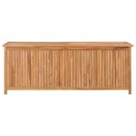 Coffre dextrieur - aynefy bote de rangement de jardin 150x50x58 cm bois de teck solide