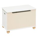 Coffre ferm� enfant bouli beige 60x36x415 cm - atmosphera cr�ateur dint�rieur
