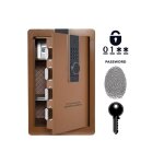 Coffre - fort biom�trique � empreinte digitale 60x38x33 cm en acier blind� avec serrure �lectronique ...