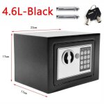 Coffre - fort électronique mini coffre - fort à code pin numérique avec clé de sécurité 46 l - 23 x 17 ... Coffre - fort électronique mini coffre - fort à code pin numérique avec clé de sécurité 46 l - 23 x 17 ...