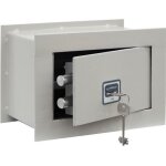 Coffre - fort  emmurer arregui ideal 5 271300 - arregui - gris - ouverture  cl - 4 l - tagre amovible ...