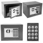 Coffre fort rangement �lectronique serrure � combinaison digitale 4. 6l - 23x17x17 cm