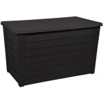 Coffre de jardin - baya 250 l - anthracite - montage facile - r�sistant aux intemp�ries